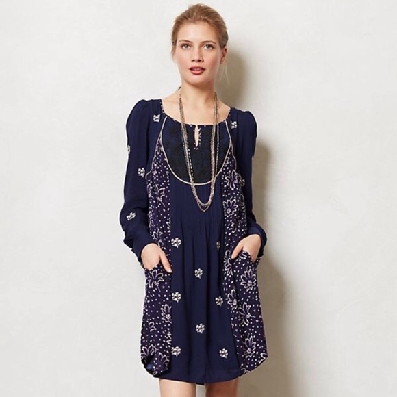 Anthropologie Dresses & Skirts - Anthropologie Floreat Dahlia Embroidered Dress